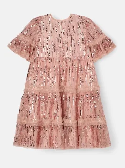 Angel & Rocket Pink Penny Sequin Dress