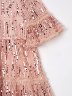 Angel & Rocket Pink Penny Sequin Dress