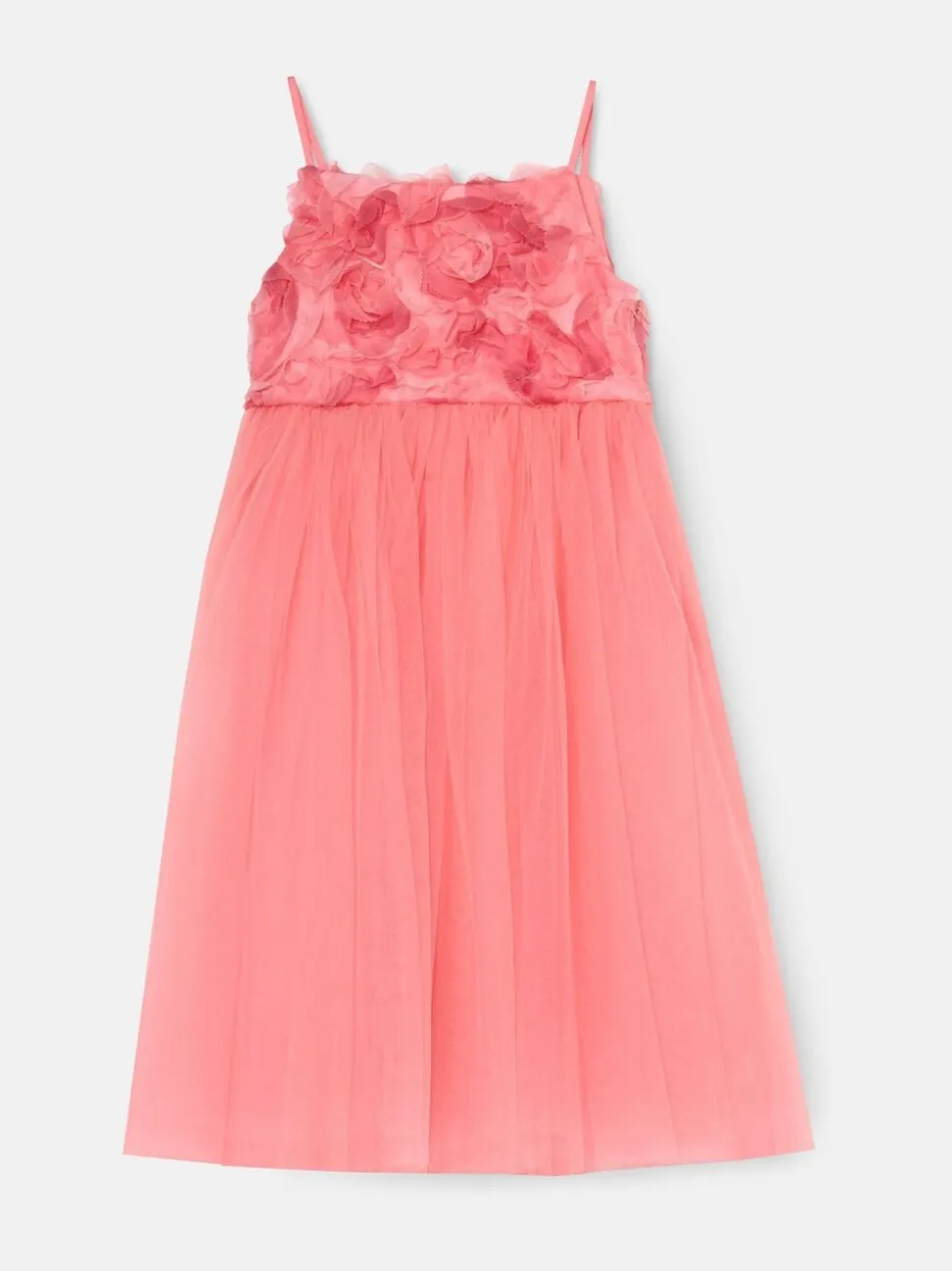 Angel & Rocket Pink Rosie Embellished Flower Dress