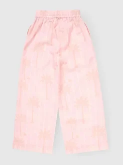 Angel & Rocket Pink Sarah Palm Print Tie Waist Trousers