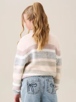 Angel & Rocket Pink Sloane Pretty Stripe Jumper