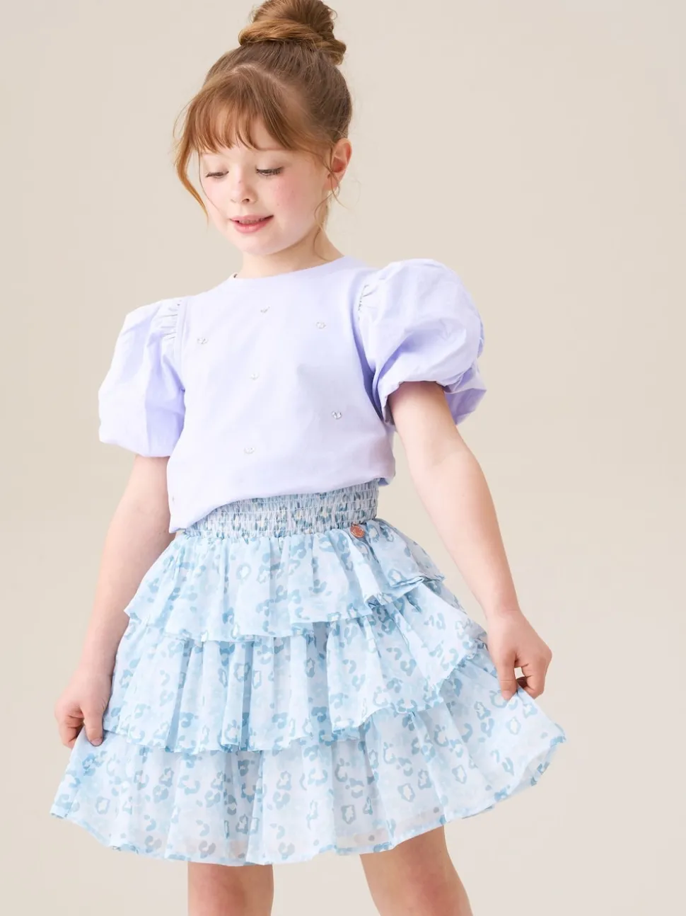 Angel & Rocket Purple Aofie Bow T-Shirt