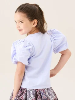 Angel & Rocket Purple Aofie Bow T-Shirt