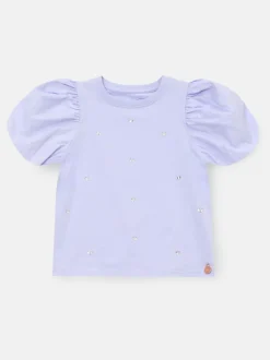 Angel & Rocket Purple Aofie Bow T-Shirt