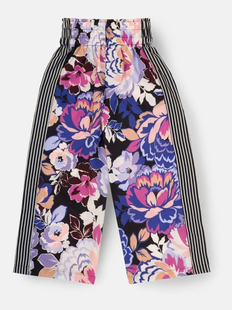 Angel & Rocket Purple Fleur Printed Wide Leg Trousers
