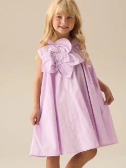 Angel & Rocket Purple Marnie Corsage Swing Dress