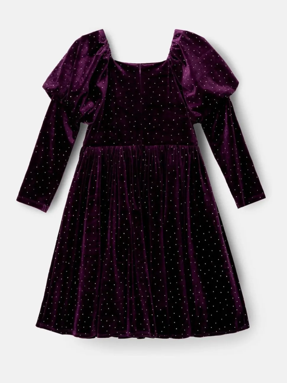 Angel & Rocket Purple Velvet Dress