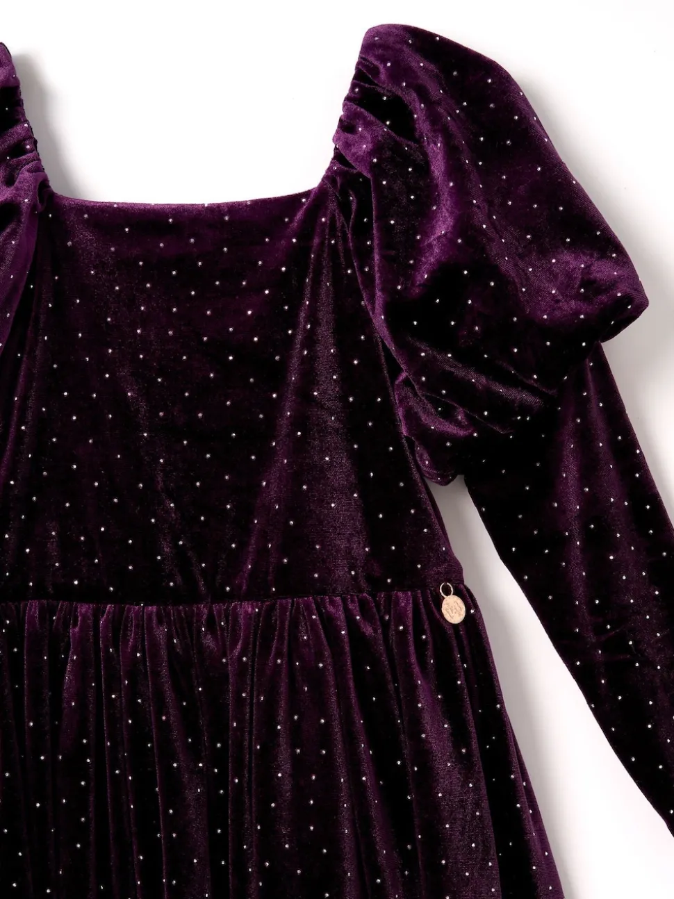 Angel & Rocket Purple Velvet Dress