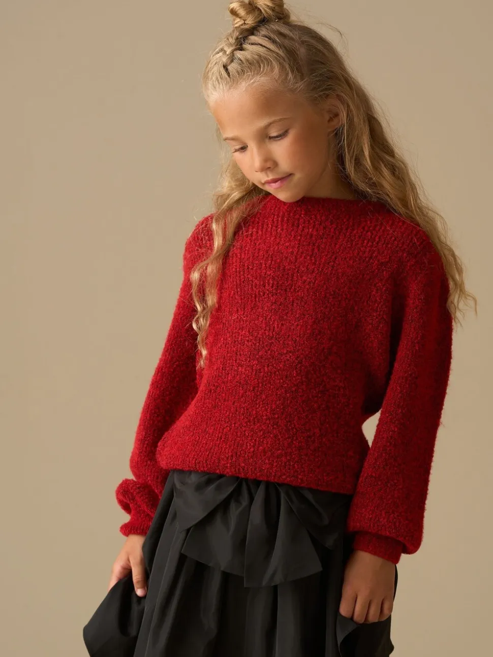 Angel & Rocket Red Alexis Bow Back Boule Jumper