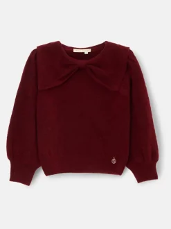 Angel & Rocket Red Bow Collar Jumper