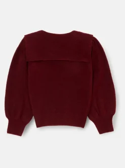 Angel & Rocket Red Bow Collar Jumper