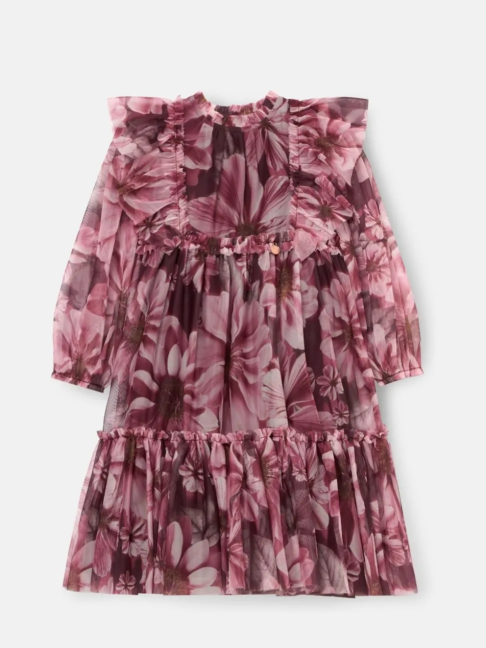 Angel & Rocket Red Cara Printed Swing Mesh Dress