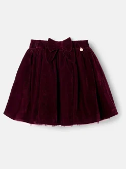 Angel & Rocket Red Chloe Velvet Skirt