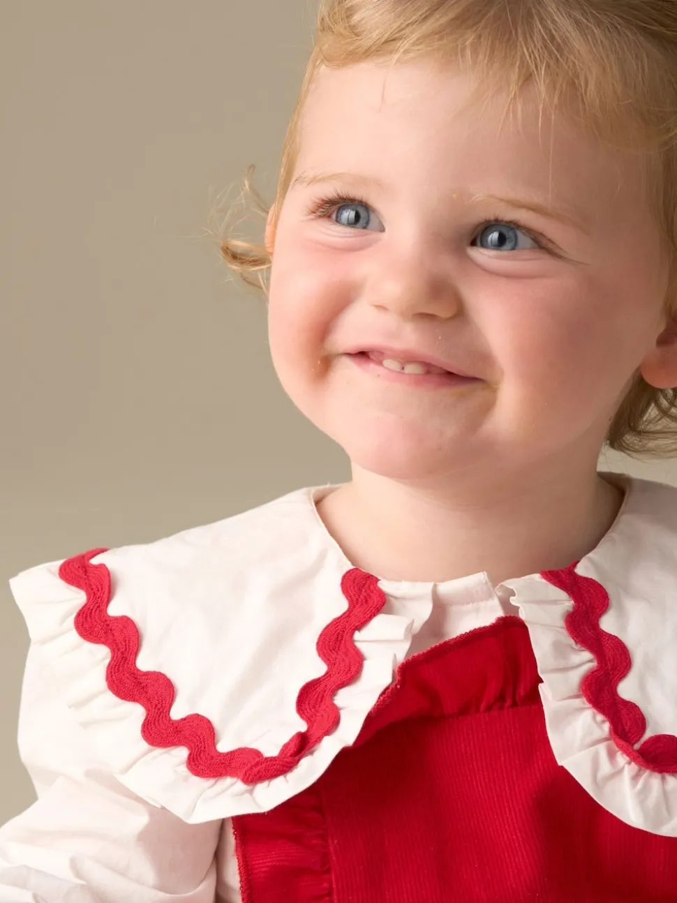 Angel & Rocket Red Dolly Red Romper And White Rompersuit