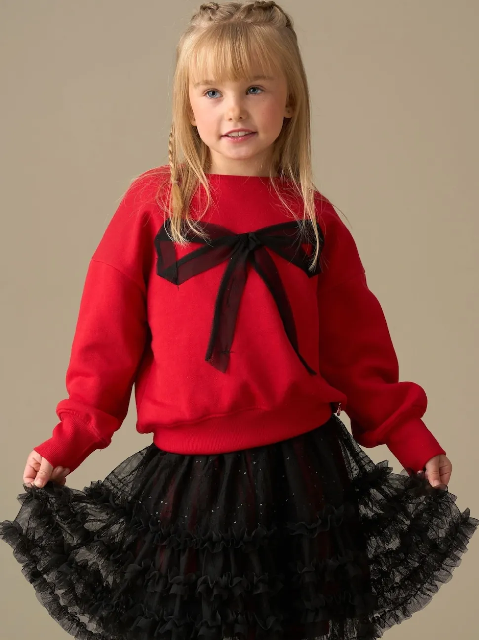 Angel & Rocket Red Freya Mesh Bow Sweater