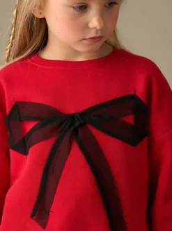 Angel & Rocket Red Freya Mesh Bow Sweater