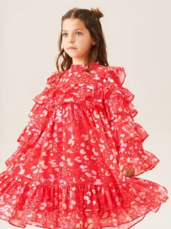 Angel & Rocket Red Imogen Leopard Print Frill Dress
