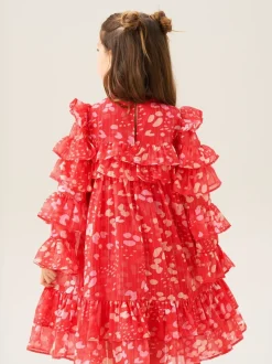 Angel & Rocket Red Imogen Leopard Print Frill Dress