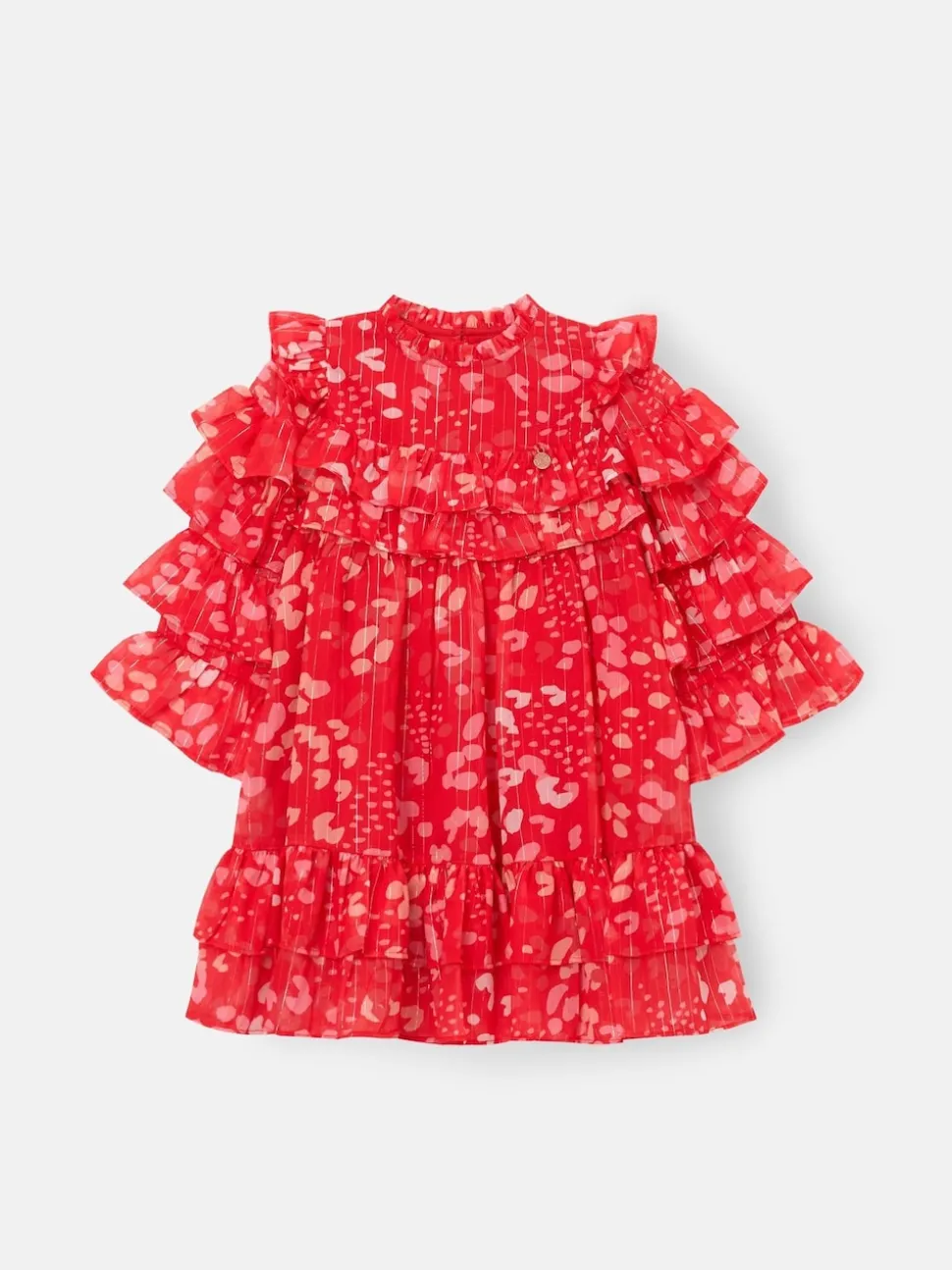 Angel & Rocket Red Imogen Leopard Print Frill Dress