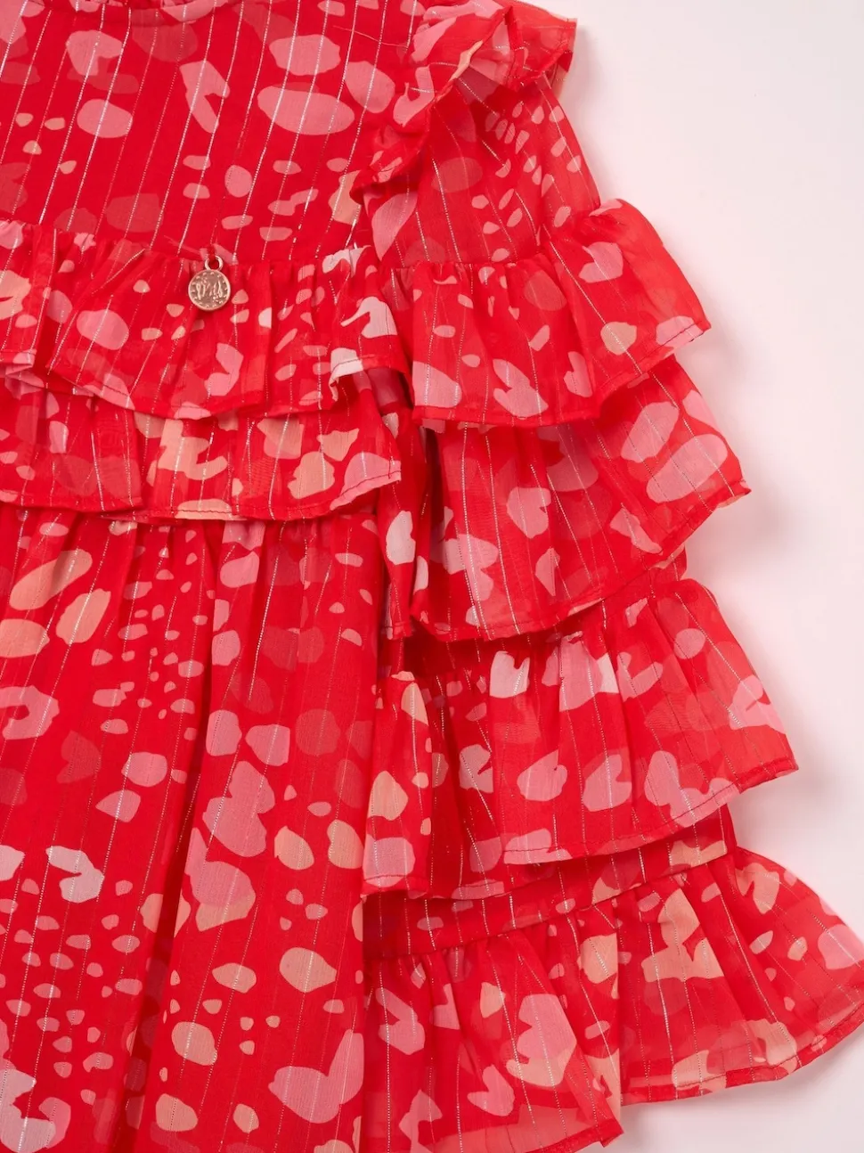Angel & Rocket Red Imogen Leopard Print Frill Dress