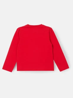 Angel & Rocket Red Noelle Sequin Heart Long Sleeve Top
