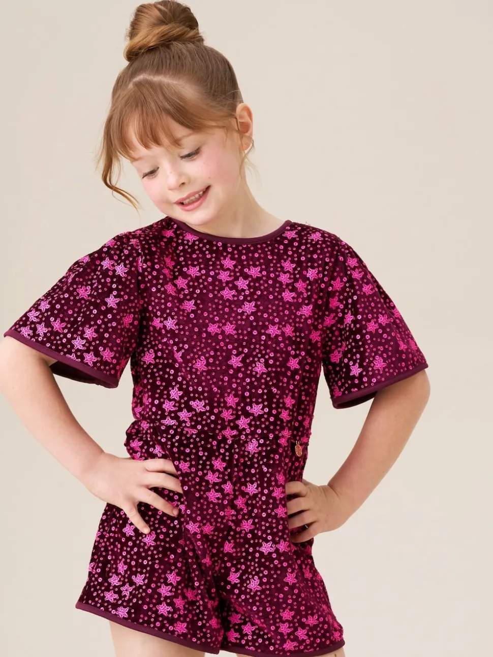 Angel & Rocket Red Nova Sequin Playsuit