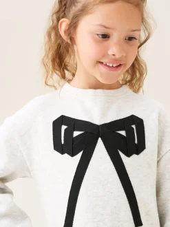 Angel & Rocket Silver Ella Sequin Skirt Sweat Dress