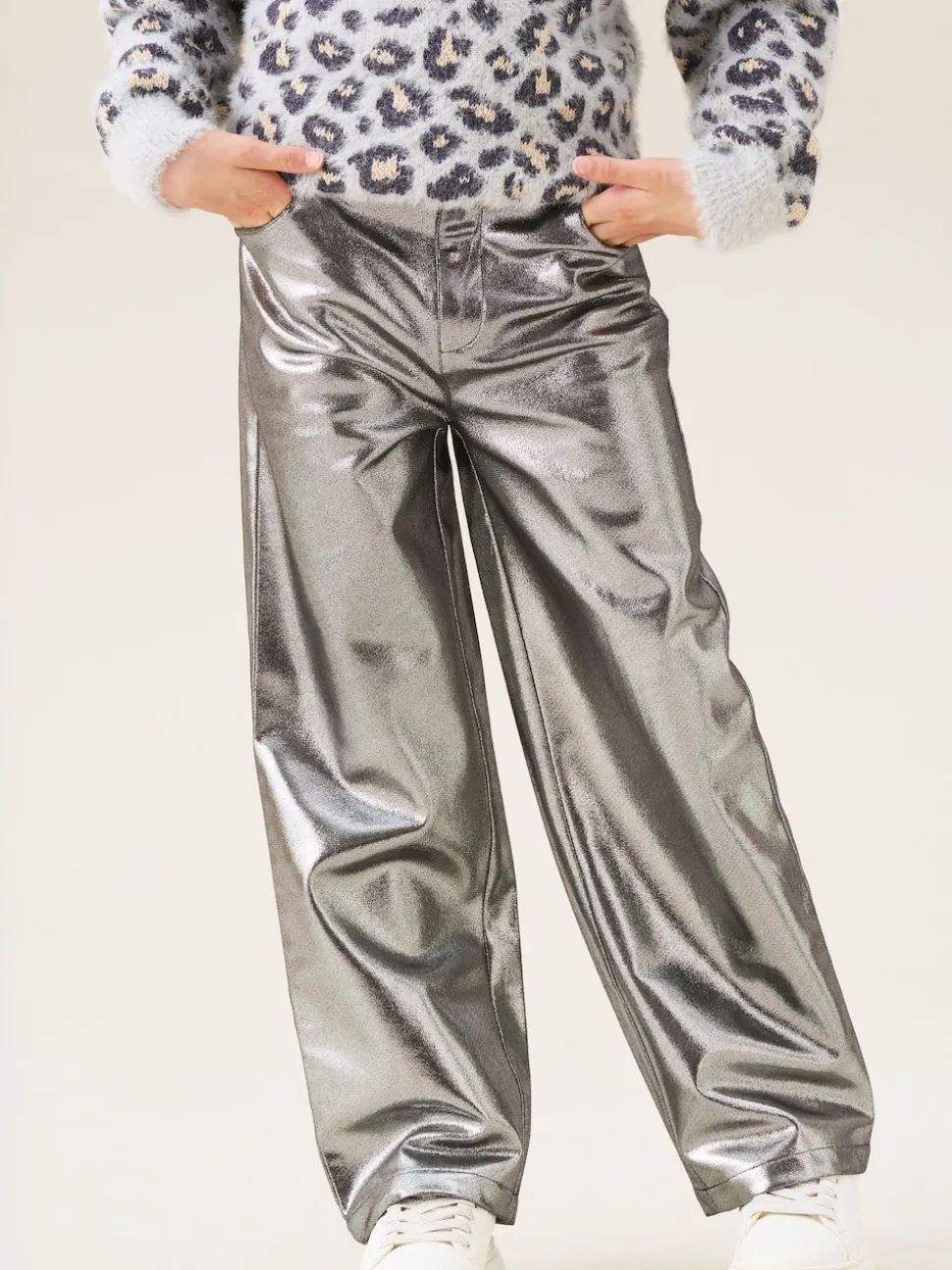Angel & Rocket Silver Jaya Wide Leg Jeans