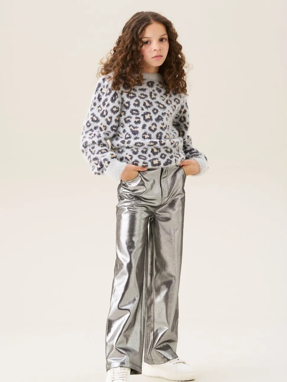 Angel & Rocket Silver Jaya Wide Leg Jeans