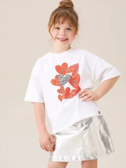 Angel & Rocket Silver Mallory Mini Skirt