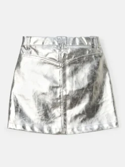 Angel & Rocket Silver Mallory Mini Skirt