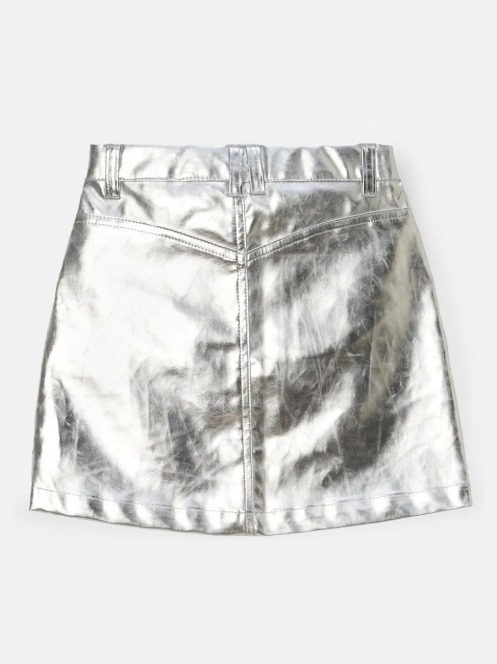 Angel & Rocket Silver Mallory Mini Skirt