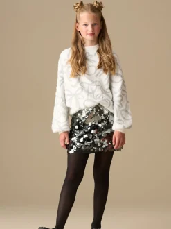 Angel & Rocket Silver Natalia Disco A Line Skirt