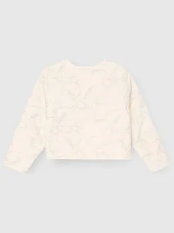Angel & Rocket White Aurora Embroidered Tie Front Jacket
