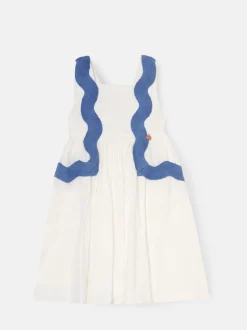 Angel & Rocket White Avery Ric Rac Panelled Dress