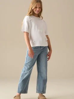 Angel & Rocket White Becca Bow T-Shirt