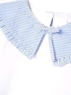 Angel & Rocket White Betty Stripe Long Sleeve Blouse
