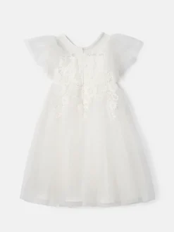 Angel & Rocket White Cascade Lace Anelise Dress