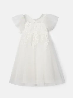 Angel & Rocket White Cascade Lace Anelise Dress