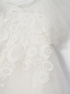 Angel & Rocket White Cascade Lace Anelise Dress