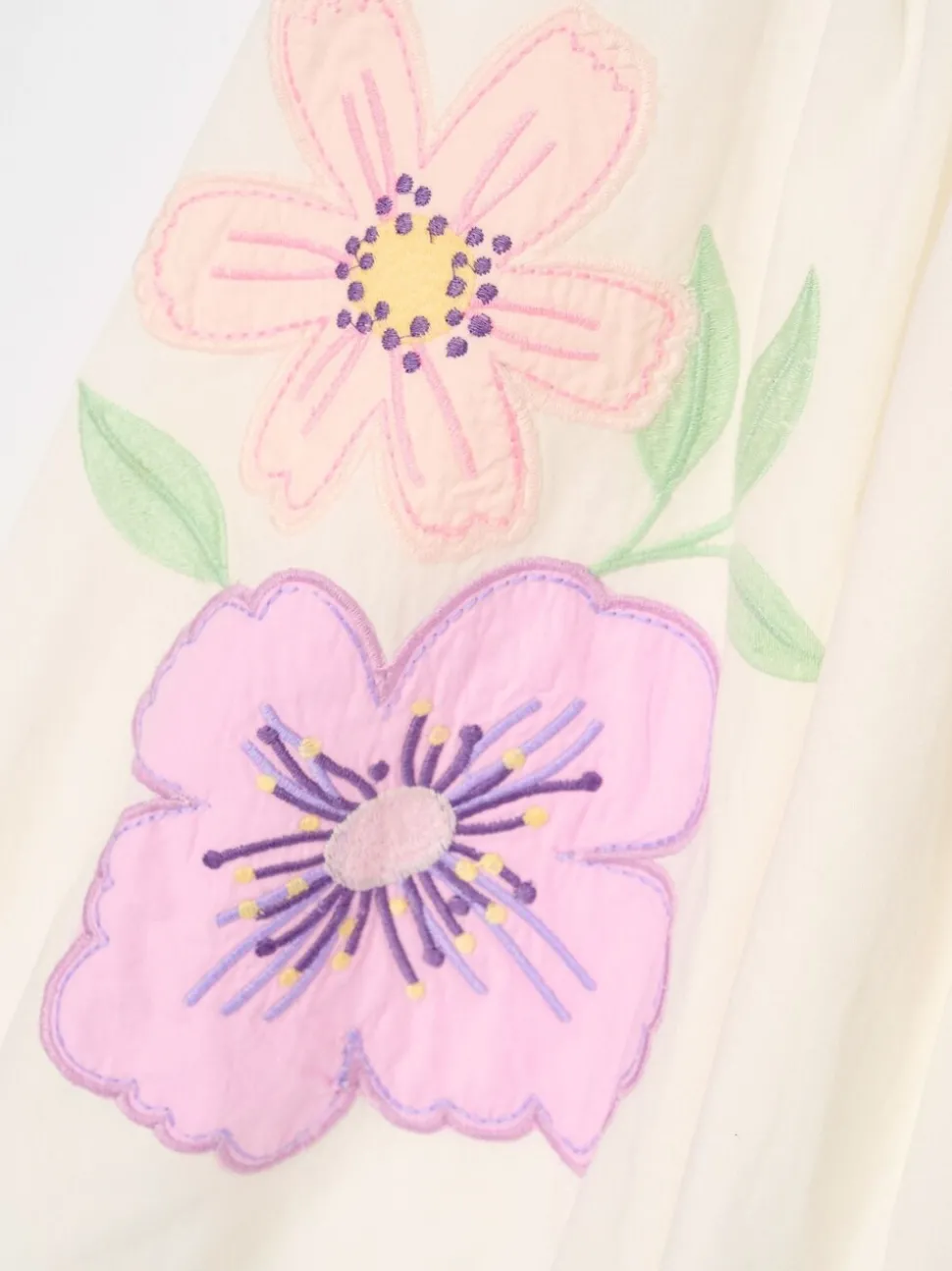 Angel & Rocket White Coletta Puff Sleeve Swing Dress