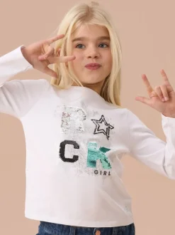 Angel & Rocket White Effie Rock T-Shirt