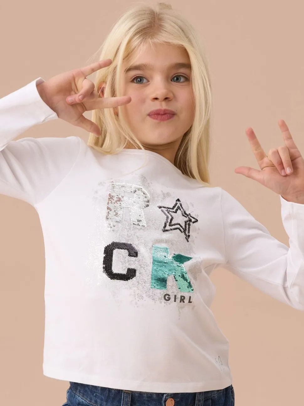 Angel & Rocket White Effie Rock T-Shirt