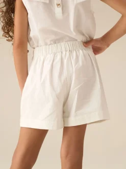 Angel & Rocket White Ellie Wrap Detail Mini Skirt