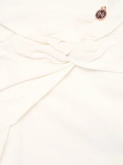 Angel & Rocket White Ellie Wrap Detail Mini Skirt