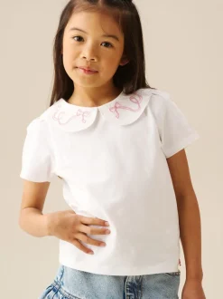 Angel & Rocket White Emily Peter Pan Collar Blouse