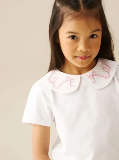 Angel & Rocket White Emily Peter Pan Collar Blouse
