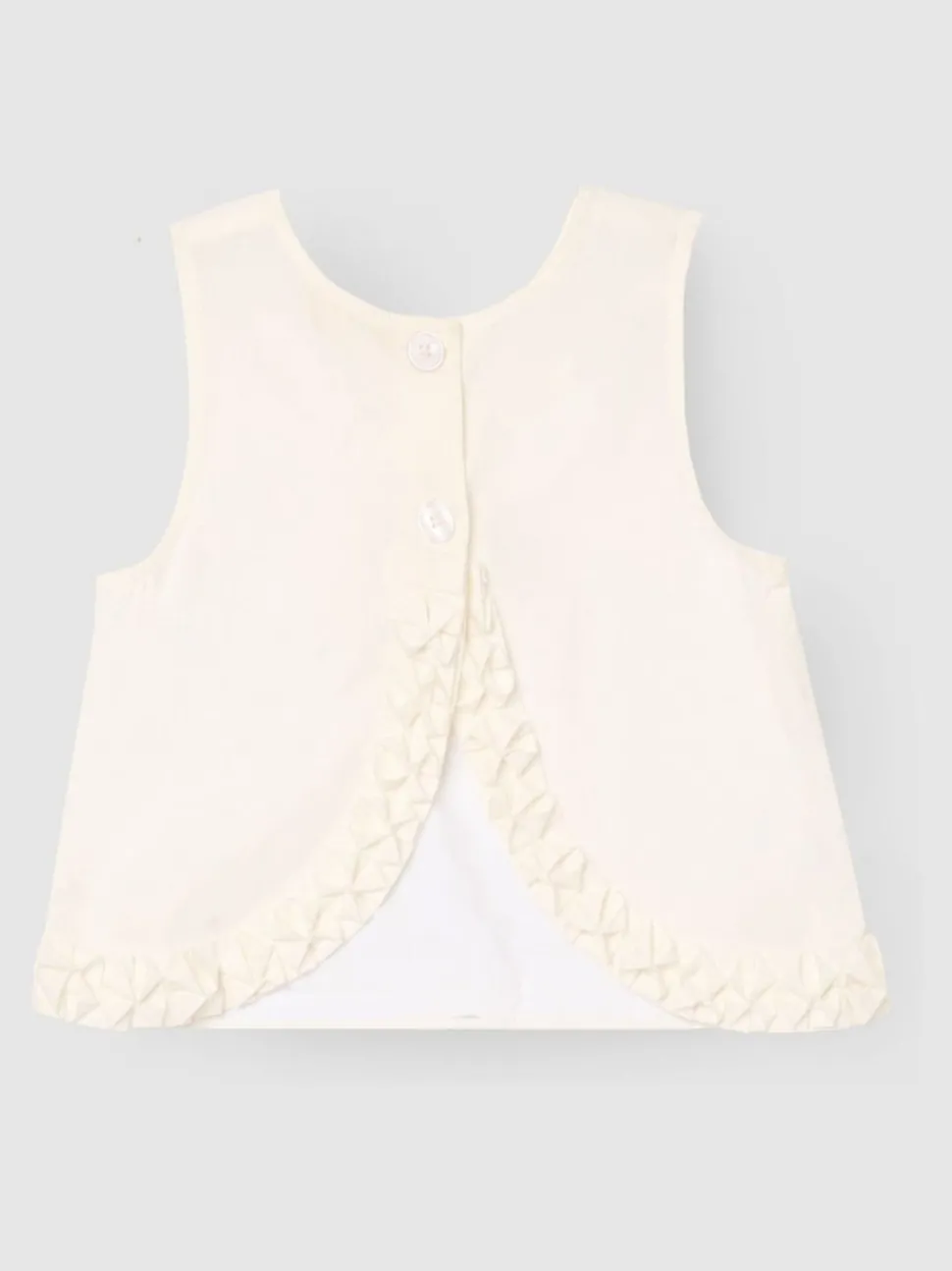 Angel & Rocket White Emmie Woven Top