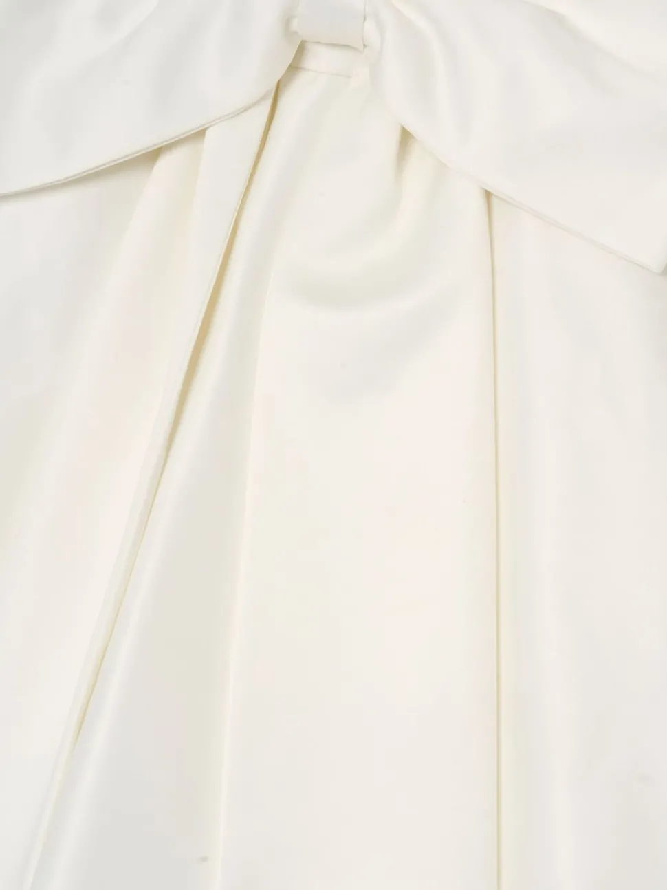 Angel & Rocket White Gabriella Bow Pleat Dress