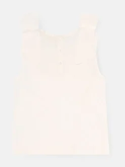 Angel & Rocket White Laurel Bow Detail Vest